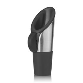 Wine Pourer and Stopper in Graphite by Innovine™