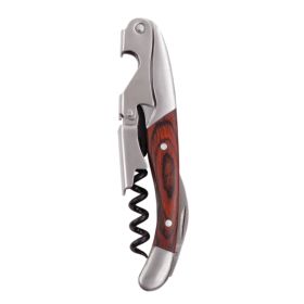 Wood Double Hinged Waiter Corkscrew True