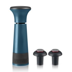 Vacuum Pump Wine Saver in Deep Teal by Innovine™