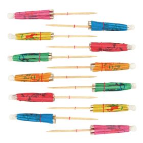 Umbrella Appetizer Picks True (Set of 12)
