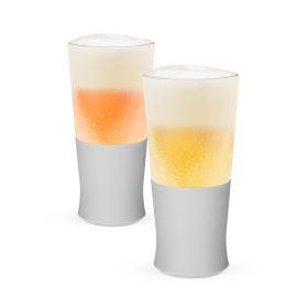 Beer Glass FREEZE™ Gray HOST® (Set of 2)