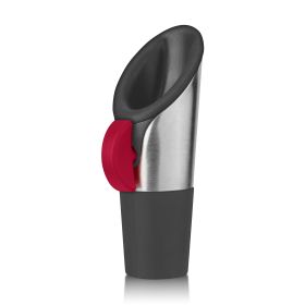 Wine Pourer and Stopper in Raspberry by Innovine™