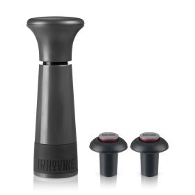 Vacuum Pump Wine Saver in Graphite by Innovine™